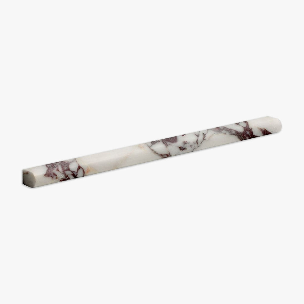 Calacatta Viola Honed 1/2 Inch Pencil Liner Marble Molding