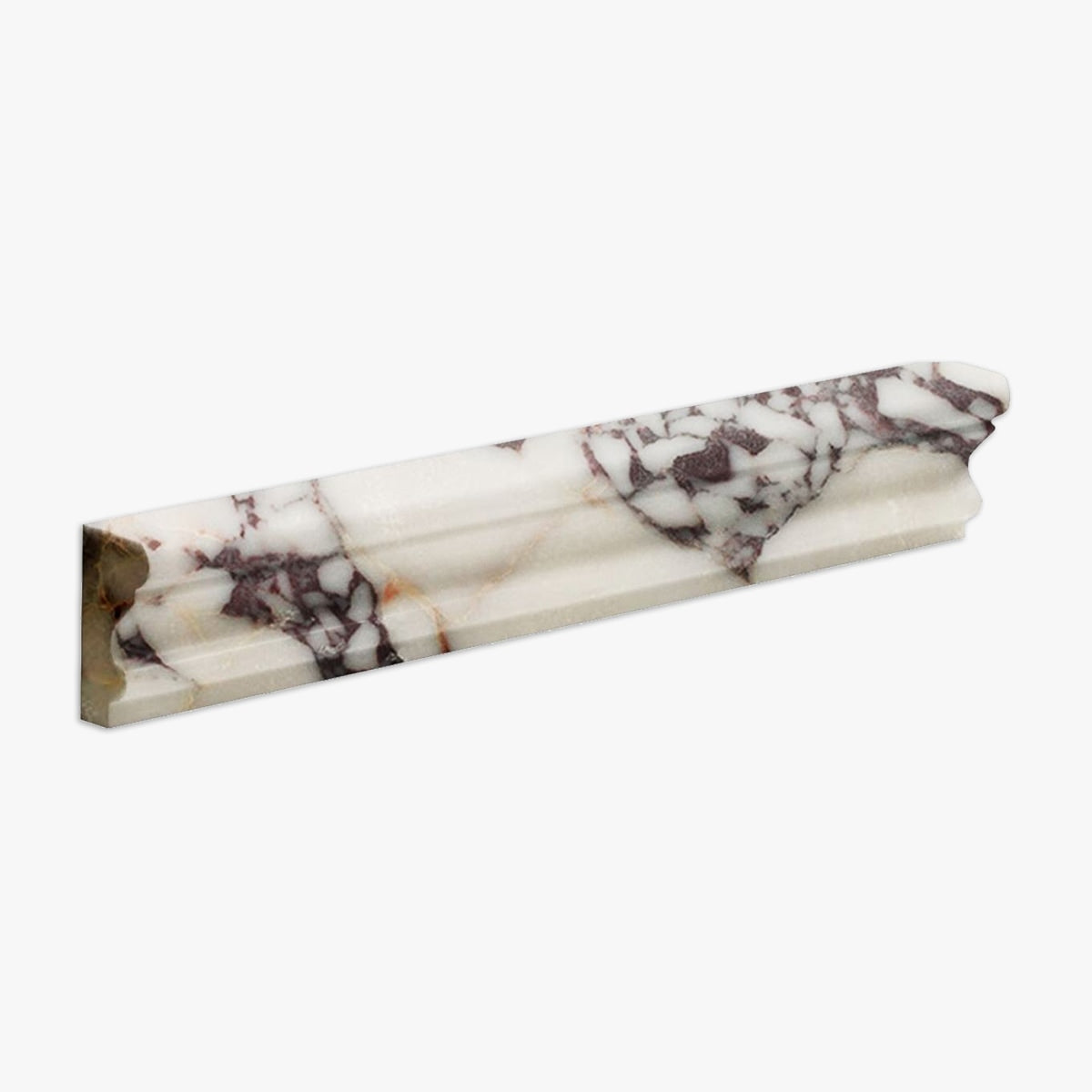 Calacatta Viola Honed Chair Rail Marble Molding – Calacatta Tile
