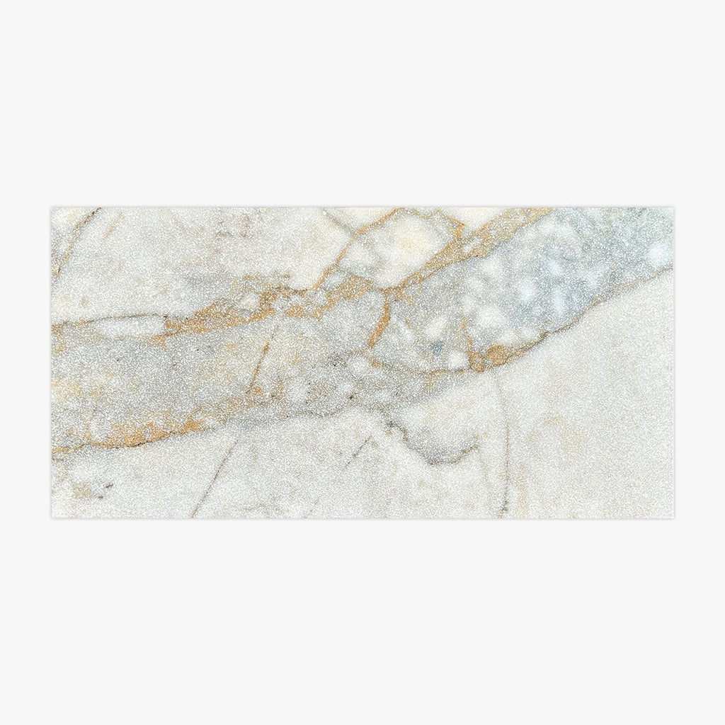 Calacatta Green Gold Leather 12x24 Marble Tile