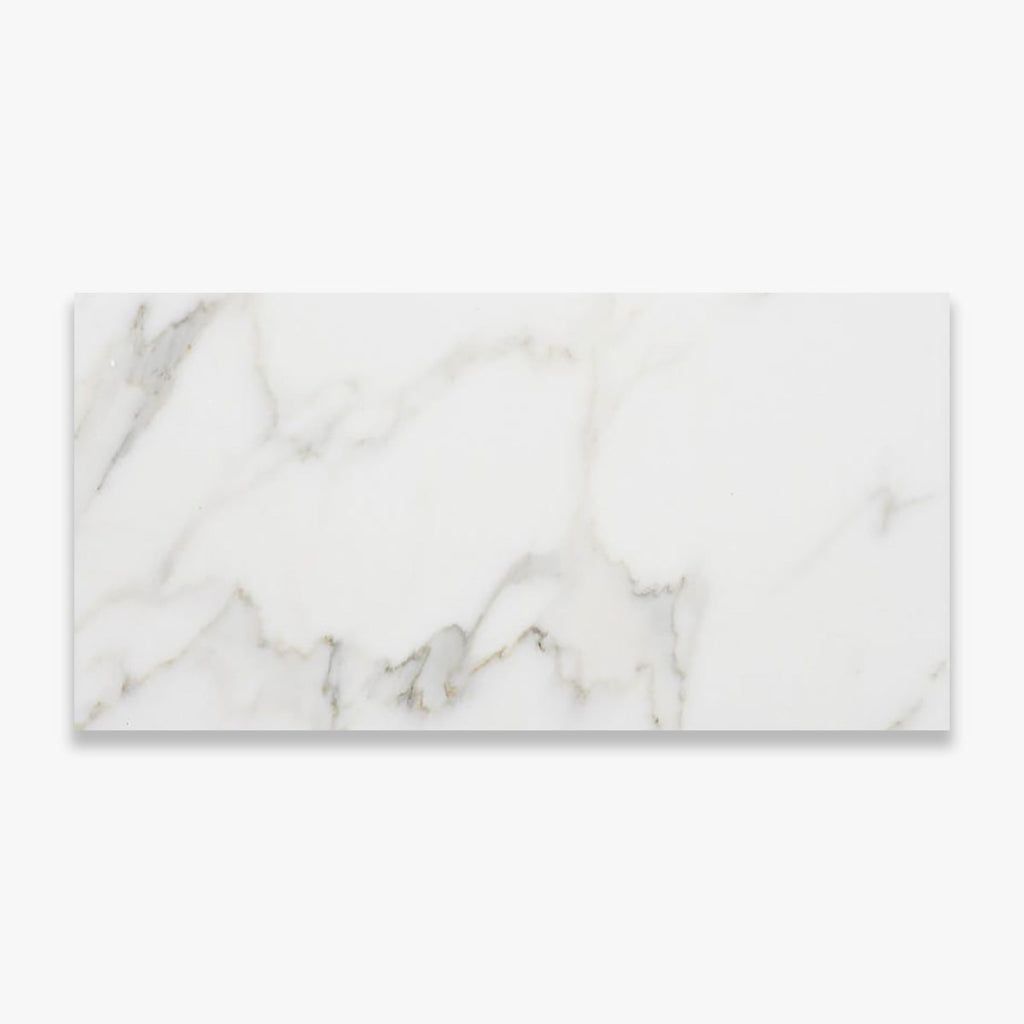 Calacatta Gold Honed 6x12 Marble Tile