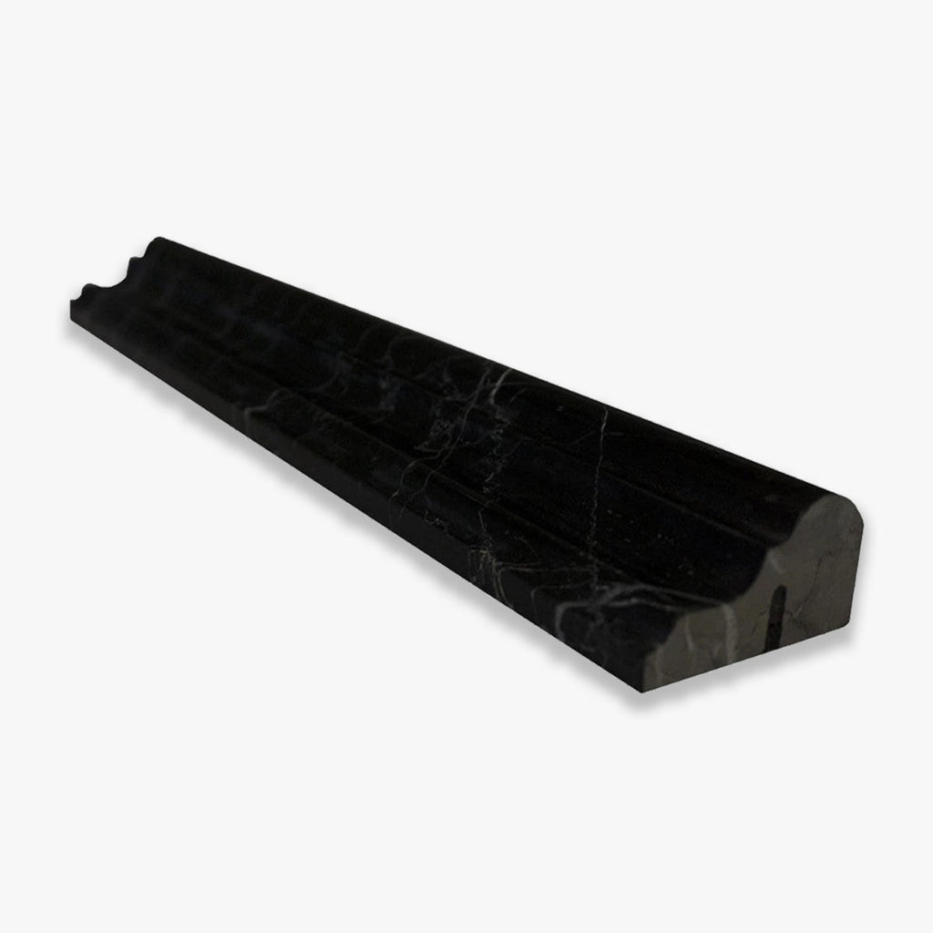 Nero Marquina Polished Crown Marble Molding