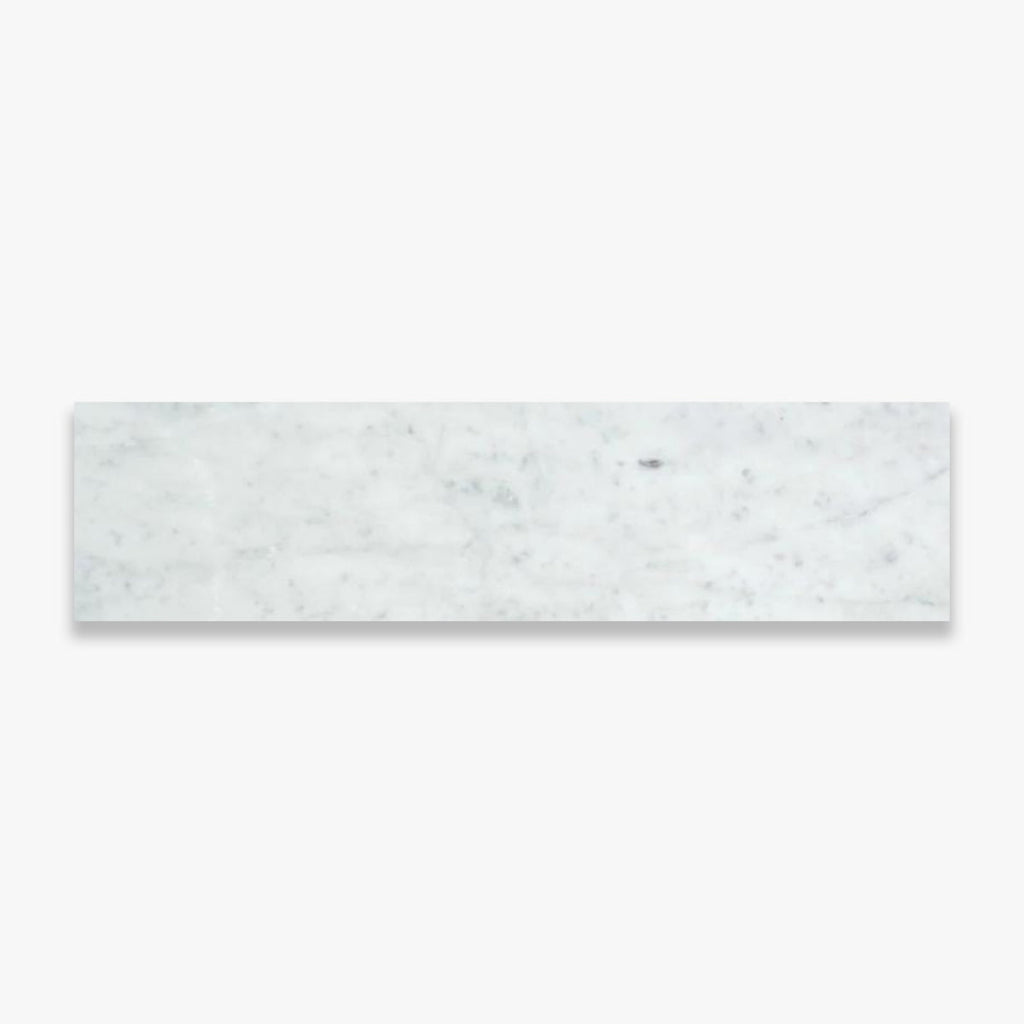 Carrara White 2x8 Marble Tile