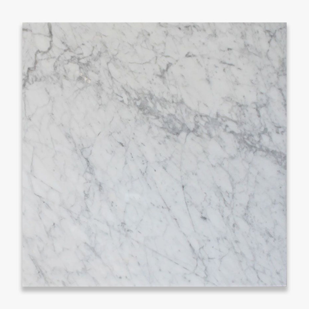 Carrara White Honed 6x12 Marble Tile